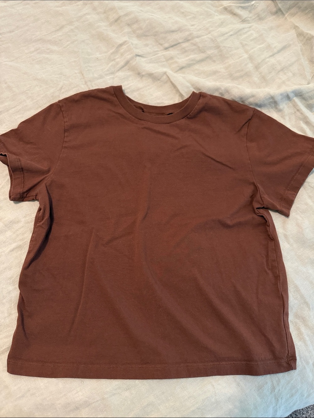 Reformation Rowan Crew Tee Chocolate Cake - Picture 3 of 4